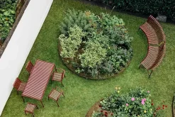 HAY Havebænke<Palissade Park Dining Bench, in, iron red fra