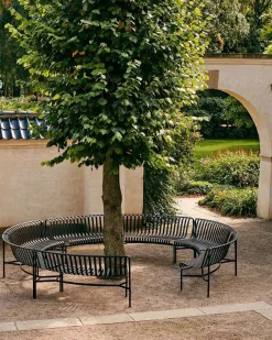 HAY Havebænke<Palissade Park Dining Bench, in, iron red fra