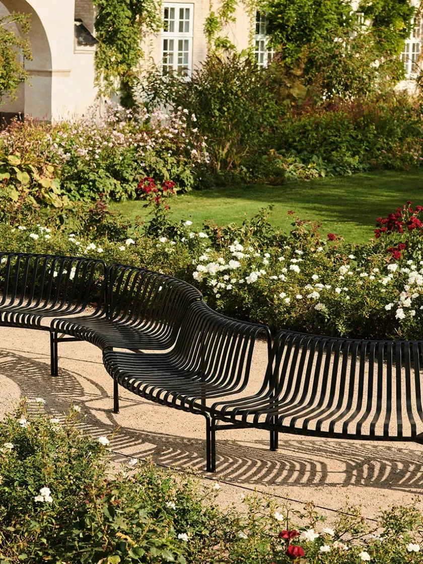 HAY Havebænke<Palissade Park Dining Bench, out, antracit fra