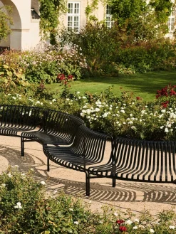 HAY Havebænke<Palissade Park Dining Bench, in, antracit fra