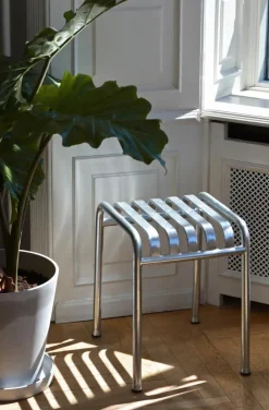 HAY Udendørs Loungemøbler|Havestole<Palissade Stool, sky grey fra