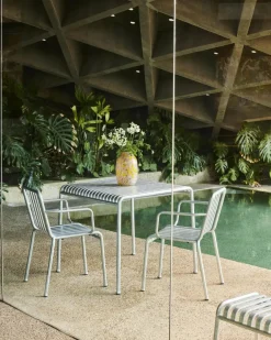 HAY Haveborde<Palissade Table 90x82, iron red fra