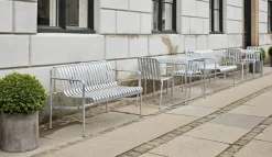 HAY Haveborde<Palissade Table 90x82, sky grey fra