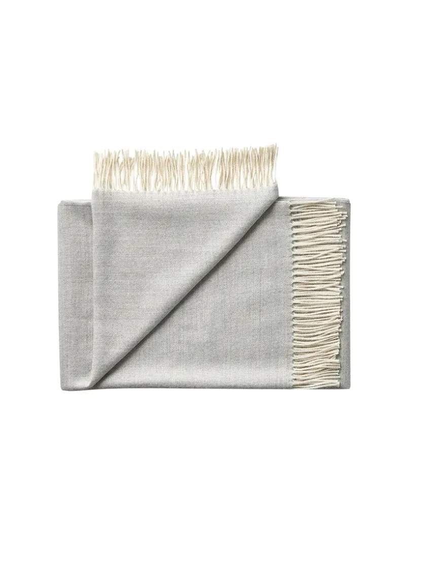 Silkeborg Uldspinderi Puder Og Plaider<Panama Plaid, grey bark fra