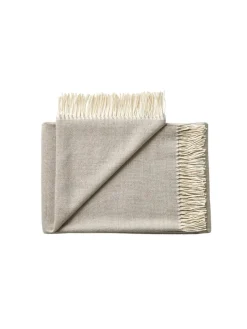 Silkeborg Uldspinderi Puder Og Plaider<Panama Plaid, grey sand fra
