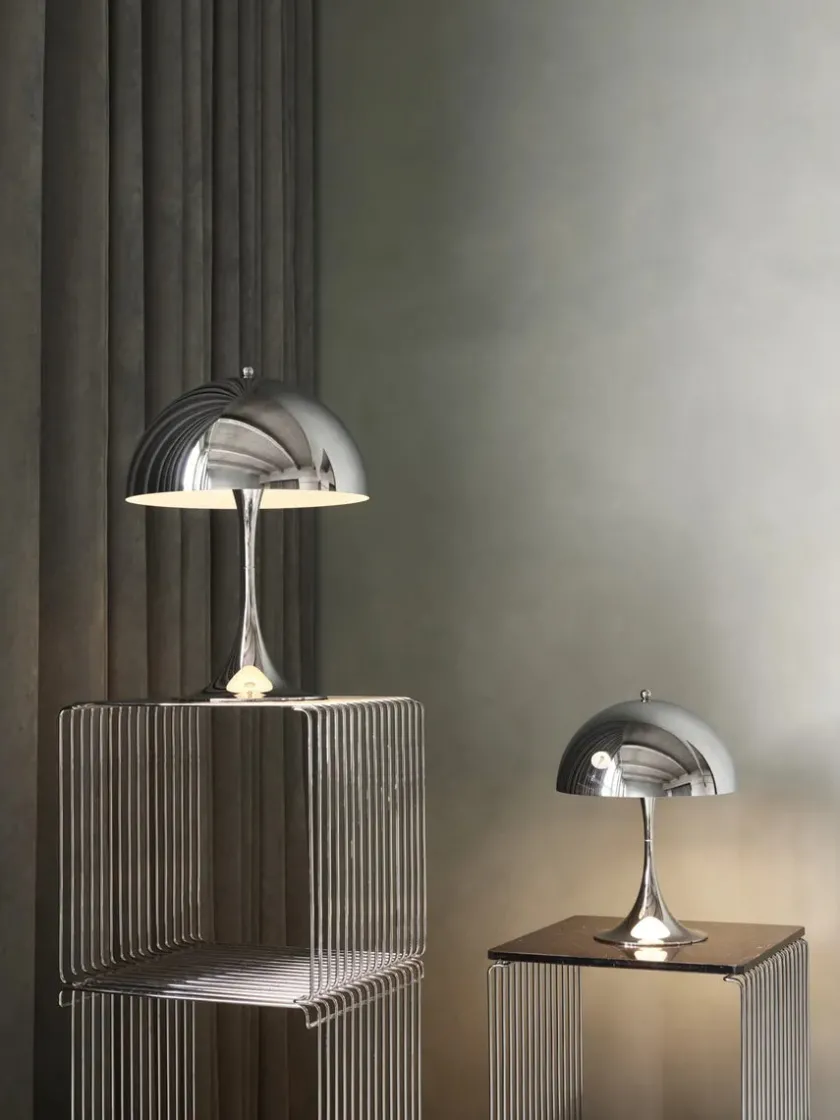 Louis Poulsen Spots<Panthella 250 bordlampe, grå opal fra