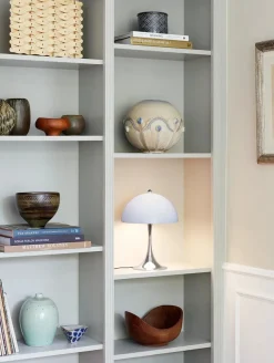 Louis Poulsen Spots<Panthella 250 bordlampe, hvid af Verner Panton