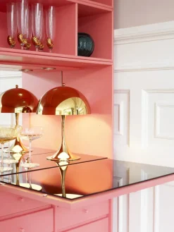 Louis Poulsen Spots<Panthella 250 bordlampe, orange af Verner Panton