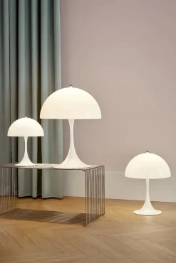 Louis Poulsen Spots<Panthella 250 bordlampe, orange af Verner Panton