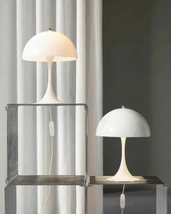 Louis Poulsen Spots<Panthella 250 bordlampe, pale rose af Verner Panton