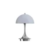 Louis Poulsen Portable Lamper|Spots<Panthella 160 Portable V3, chrome blue grey af Verner Panton