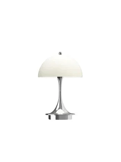 Louis Poulsen Portable Lamper|Spots<Panthella 160 Portable V3, chrome blue grey af Verner Panton