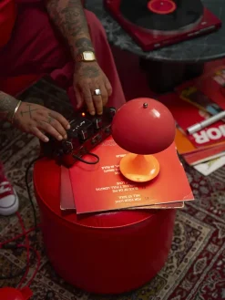 Louis Poulsen Portable Lamper|Spots<Panthella 160 Portable V3, opaque yellow af Verner Panton