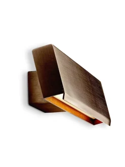 Anour Væglamper|Spots<Papilio Single Væglampe, browned brass fra