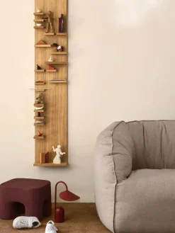 Ferm Living Hylder<Parade Shelf Veneer, 140 cm fra