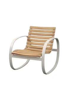 Cane-line Udendørs Loungemøbler|Havestole<Parc Gyngestol, sand fra