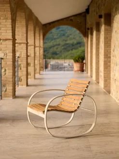 Cane-line Udendørs Loungemøbler|Havestole<Parc Gyngestol, sand fra