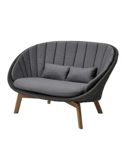 Cane-line Udendørs Loungemøbler<Peacock 2-pers. Sofa, Soft Rope fra