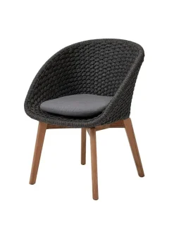 Cane-line Havestole<Peacock Stol, Soft Rope m/ben i teak fra