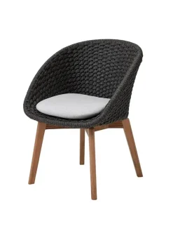 Cane-line Havestole<Peacock Stol, Soft Rope m/ben i teak fra