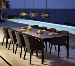 Cane-line Havestole<Peacock Stol, Soft Rope m/ben i alu fra