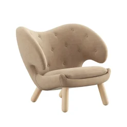 House of Finn Juhl Lænestole<Pelikan stol, valnød af Finn Juhl