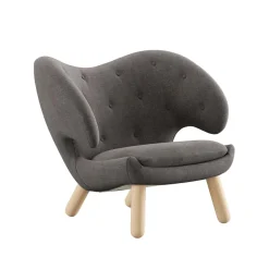 House of Finn Juhl Lænestole<Pelikan stol, valnød af Finn Juhl