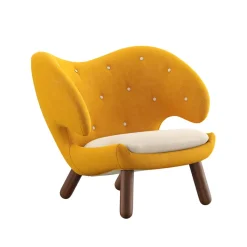 House of Finn Juhl Lænestole<Pelikan stol, valnød af Finn Juhl