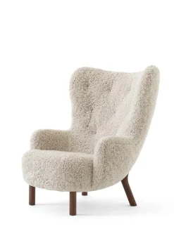 &Tradition Lænestole<Petra VB3 Chair, sahara sheepskin/oak fra