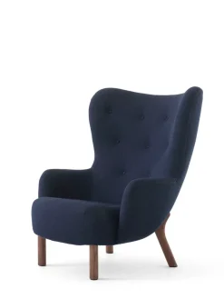 &Tradition Lænestole<Petra VB3 Chair, sahara sheepskin/walnut fra