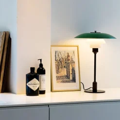Louis Poulsen Spots<PH 3½-2½ Bordlampe, gul af Poul Henningsen