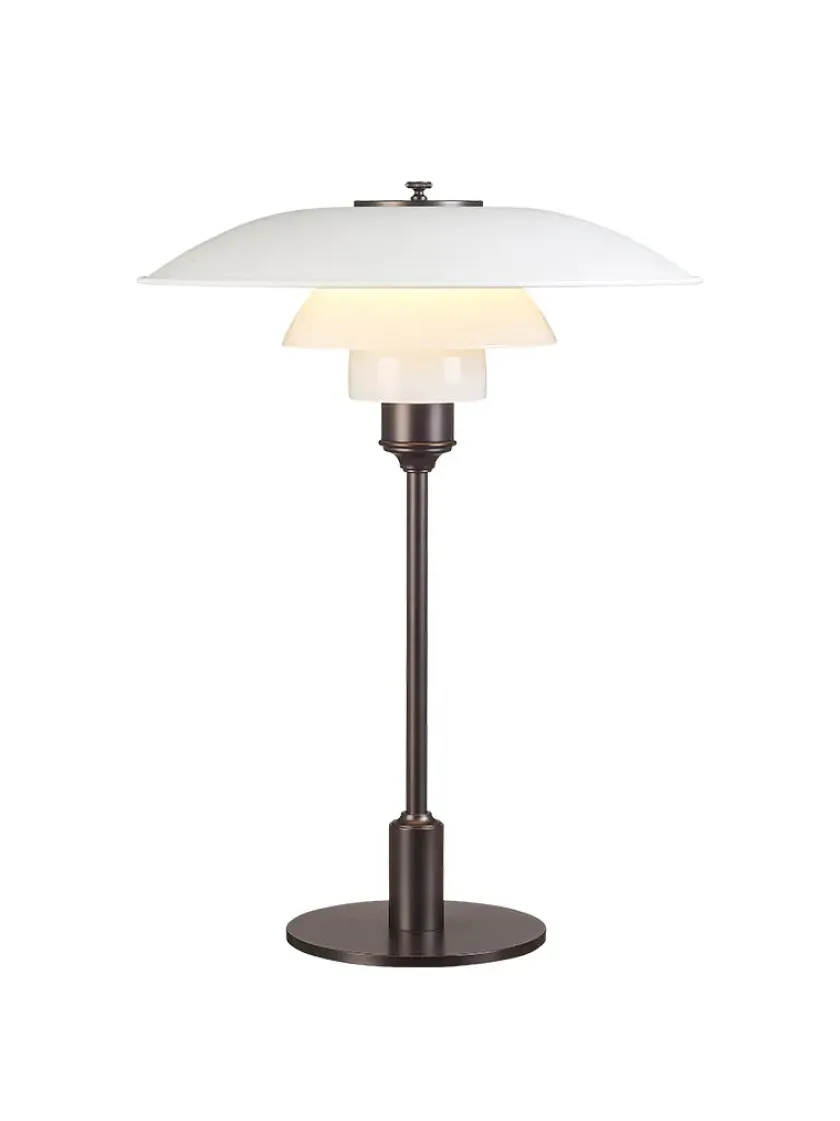 Louis Poulsen Spots<PH 3½-2½ bordlampe, hvid af Poul Henningsen
