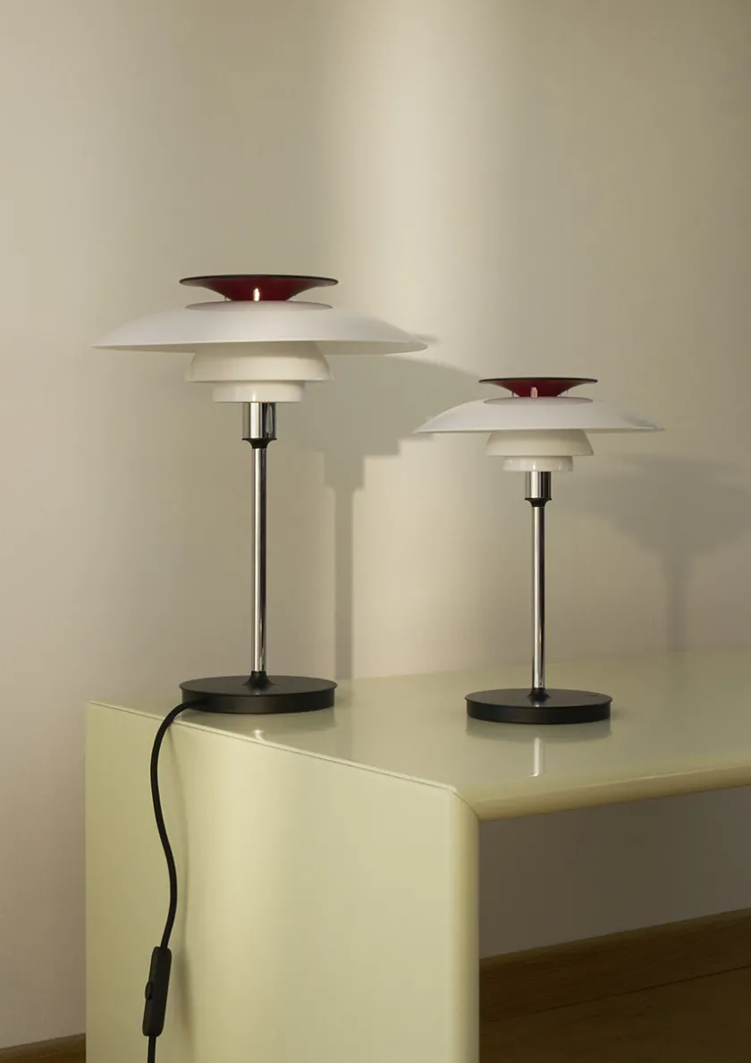 Louis Poulsen Spots<PH 80 Bordlampe, krom fra