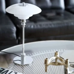 Louis Poulsen Spots<PH 2/1 Bordlampe, messing metalliseret fra