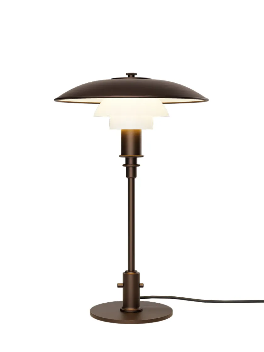 Louis Poulsen Skrivebordslamper|Spots<PH 3/2 Bordlampe, sort metalliseret fra