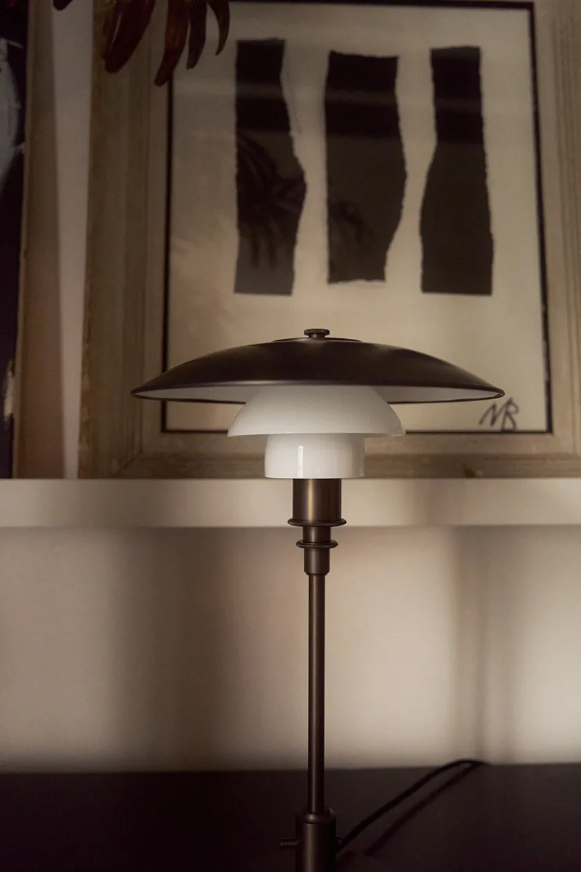 Louis Poulsen Skrivebordslamper|Spots<PH 3/2 Bordlampe, sort metalliseret fra