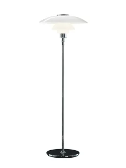 Louis Poulsen Gulvlamper|Spots<PH 4½-3½ Glas Gulvlampe fra