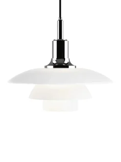 Louis Poulsen Spots|Pendler<PH 3½-3 Glas Pendel, messing metalliseret fra