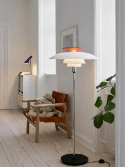 Louis Poulsen Gulvlamper|Spots<PH 80 gulvlampe, hvid fra