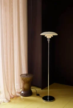 Louis Poulsen Gulvlamper|Spots<PH 3½-2½ Gulvlampe, sort metalliseret fra