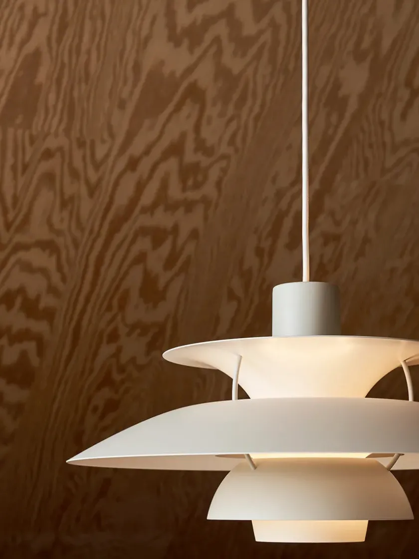 Louis Poulsen Spots|Pendler<PH 5 Mini Pendant, Monochrome Pale Blush af Poul Henningsen