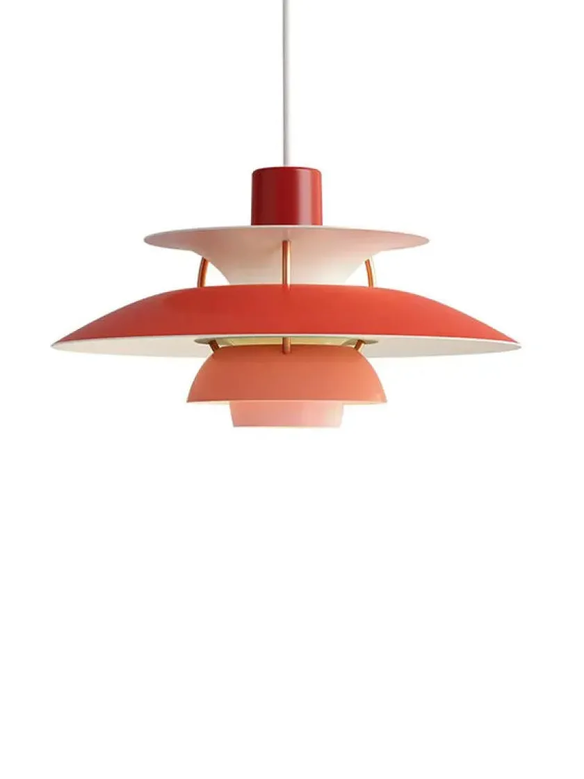 Louis Poulsen Spots|Pendler<PH 5 Mini Pendant, Monochrome Pale Blush af Poul Henningsen