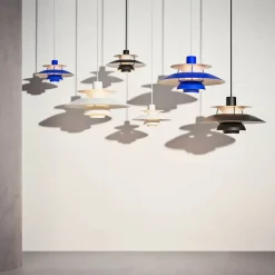 Louis Poulsen Pendler|Spots<PH 5 Mini Pendant, Monochrome Pale Pewter af Poul Henningsen