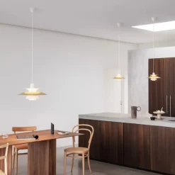 Louis Poulsen Pendler|Spots<PH 5 Mini Pendant, Monochrome Dusty Indigo af Poul Henningsen