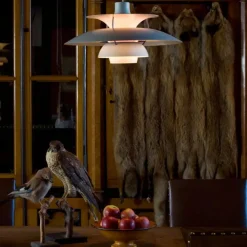 Louis Poulsen Spots|Pendler<PH 5 Pendant, Monochrome Burgundy af Poul Henningsen