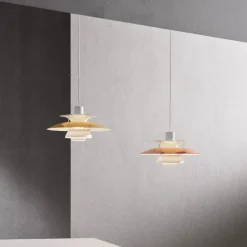 Louis Poulsen Spots|Pendler<PH 5 Pendant, Monochrome Burgundy af Poul Henningsen