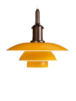 Louis Poulsen Pendler|Spots<PH 3½-3 Pendel, gul af Poul Henningsen