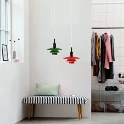 Louis Poulsen Pendler|Spots<PH 3½-3 Pendel, hvid af Poul Henningsen