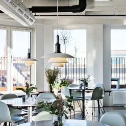 Louis Poulsen Pendler|Spots<PH 3½-3 Pendel, hvid af Poul Henningsen