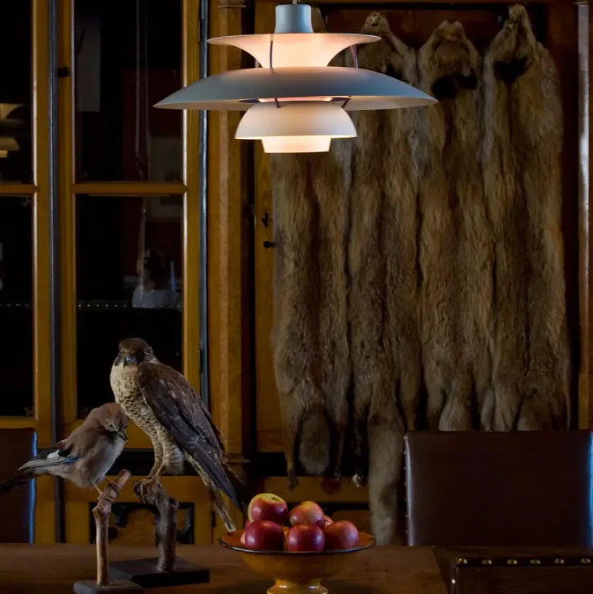 Louis Poulsen Pendler|Spots<PH 5 pendel messing fra